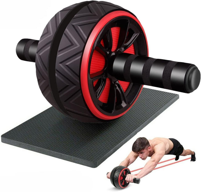 Ab Roller for Core Training, Abdominal Workout Equipment, Ab Wheel for Home Gym Exercises, Abdominal Muscle Roller for Fitness