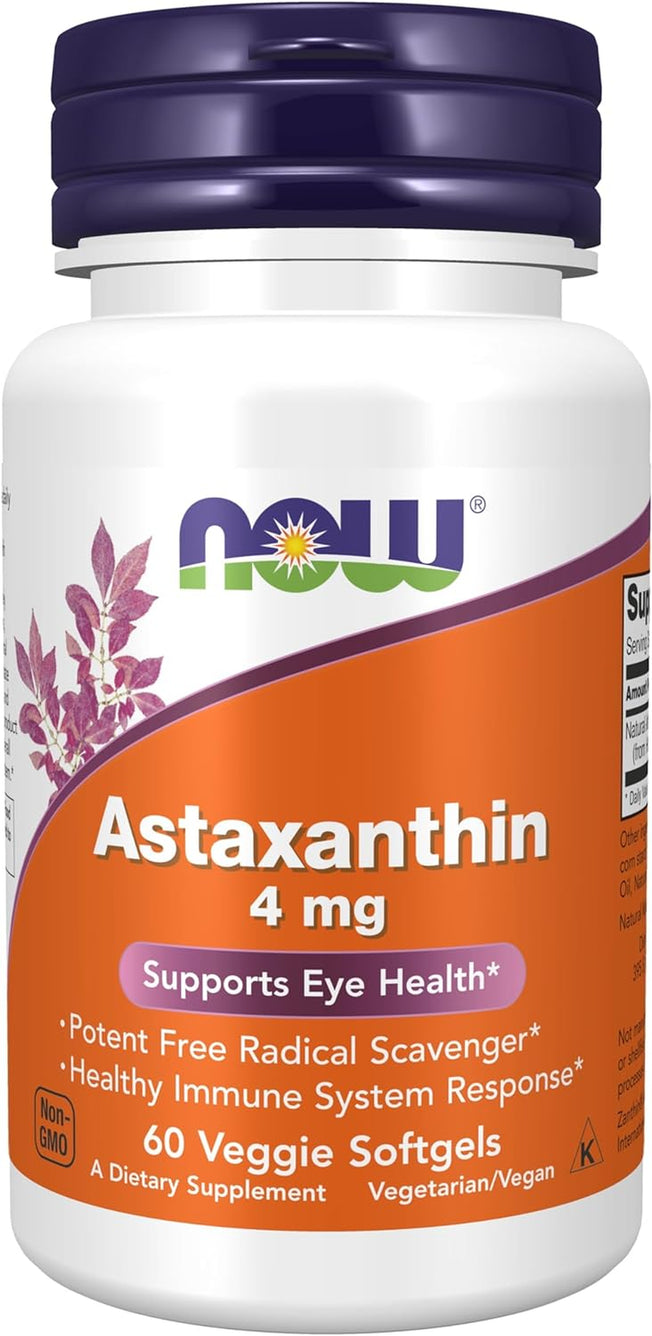 Astaxanthin, 4Mg, 60 Softgels