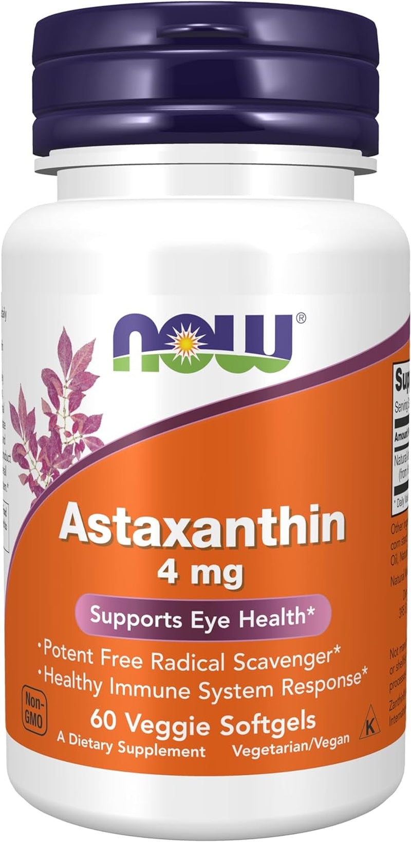 Astaxanthin, 4Mg, 60 Softgels