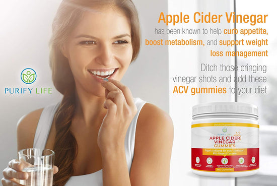 Apple Cider Vinegar Gummies - Unfiltered ACV (3 Month Supply) Weight Loss Alternative to Capsules and Pills for Belly Fat Burner - Immune System Support, Detox, Metabolism, Acid Reflux - Kids & Adults