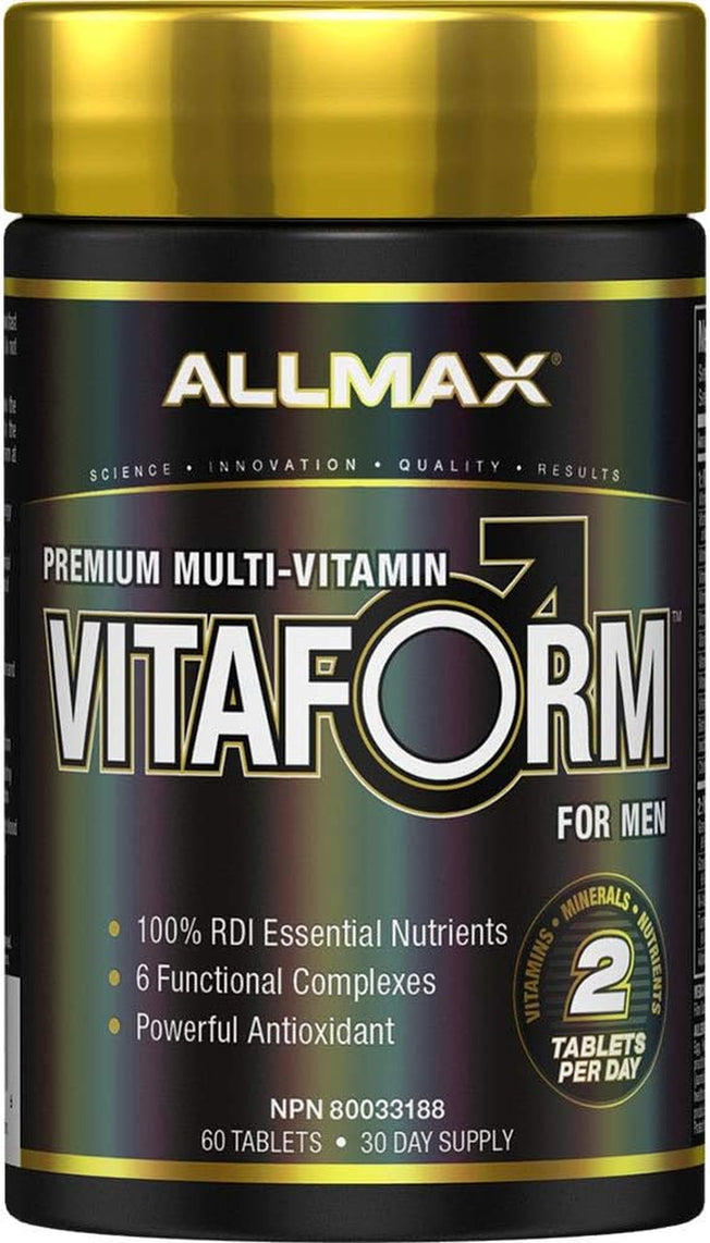 Allmax Premium Vitaform Performance Vitamin, 60 Capsules