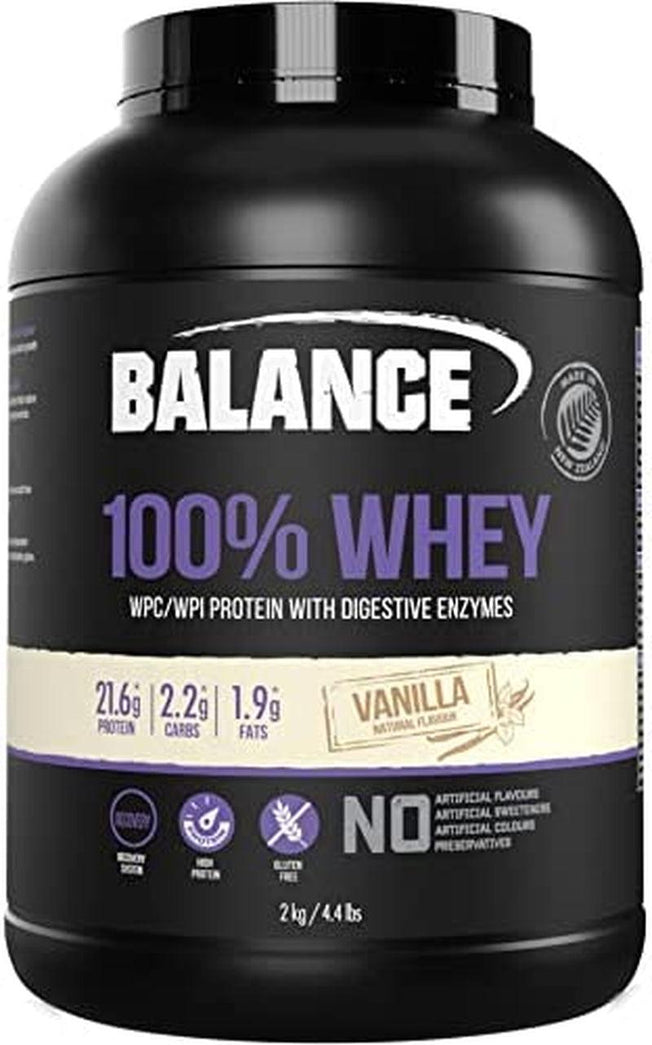 100 Percent Whey Vanilla Flavour Protein Powder 2 Kg