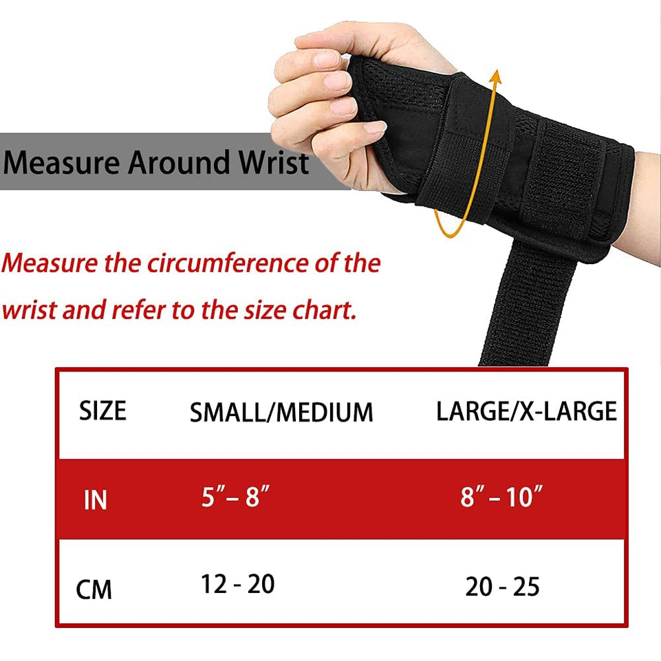 Wrist Brace Carpal Tunnel Right Left Hand for Men Women, Night Wrist Sleep Supports Splints Arm Stabilizer with Compression Sleeve Adjustable Straps,For Tendonitis Arthritis Pain Relief