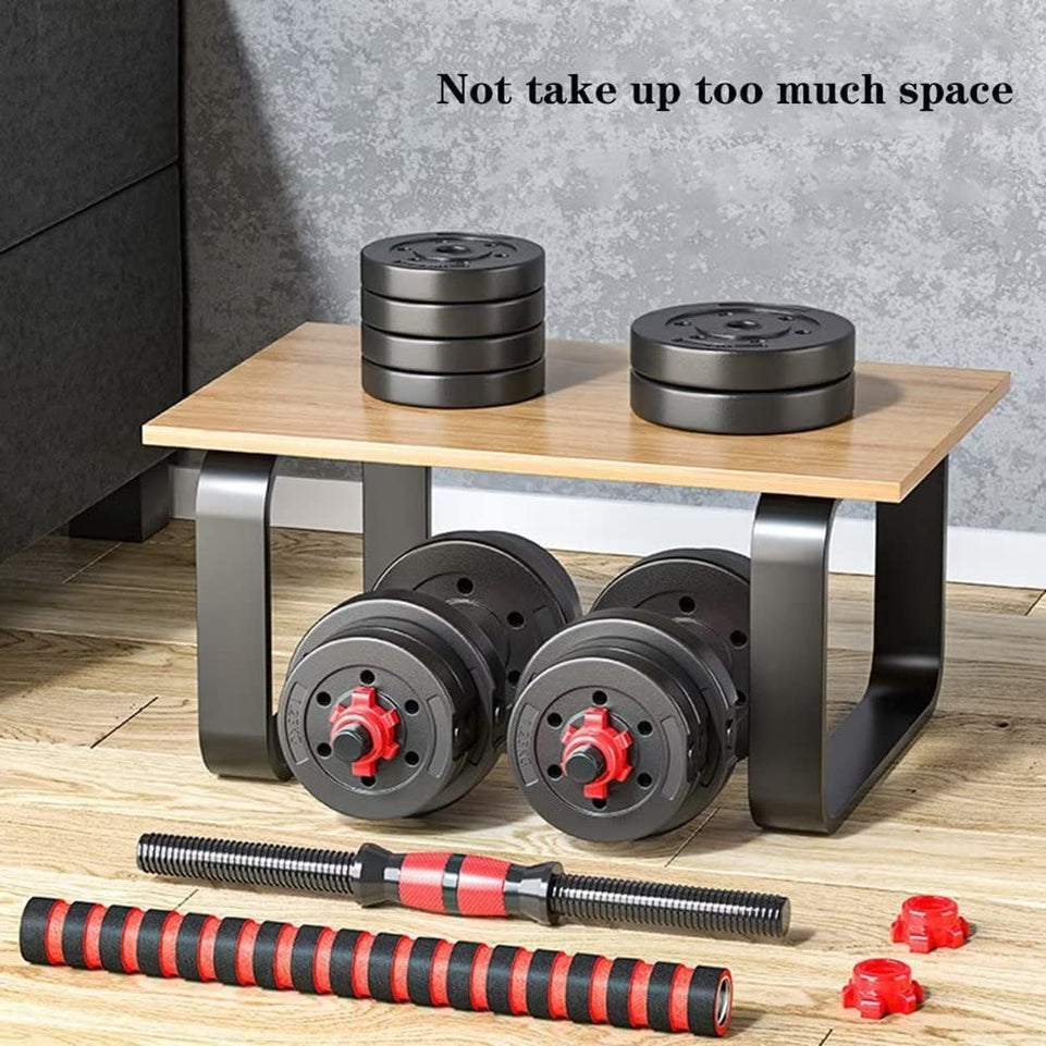 Adjustable-Dumbbells-Sets, 20/30/40/60/80Lbs Free Weights-Dumbbells Set of 2 Convertible to Barbell a Pair of Lightweight for Home Gym,Women and Men Equipment