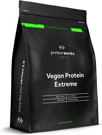 Vegan Extreme Protein Powder | 100% Plant-Based | Added Vitamins & Minerals | Low Fat Shake | | Vanilla Crème | 1 Kg