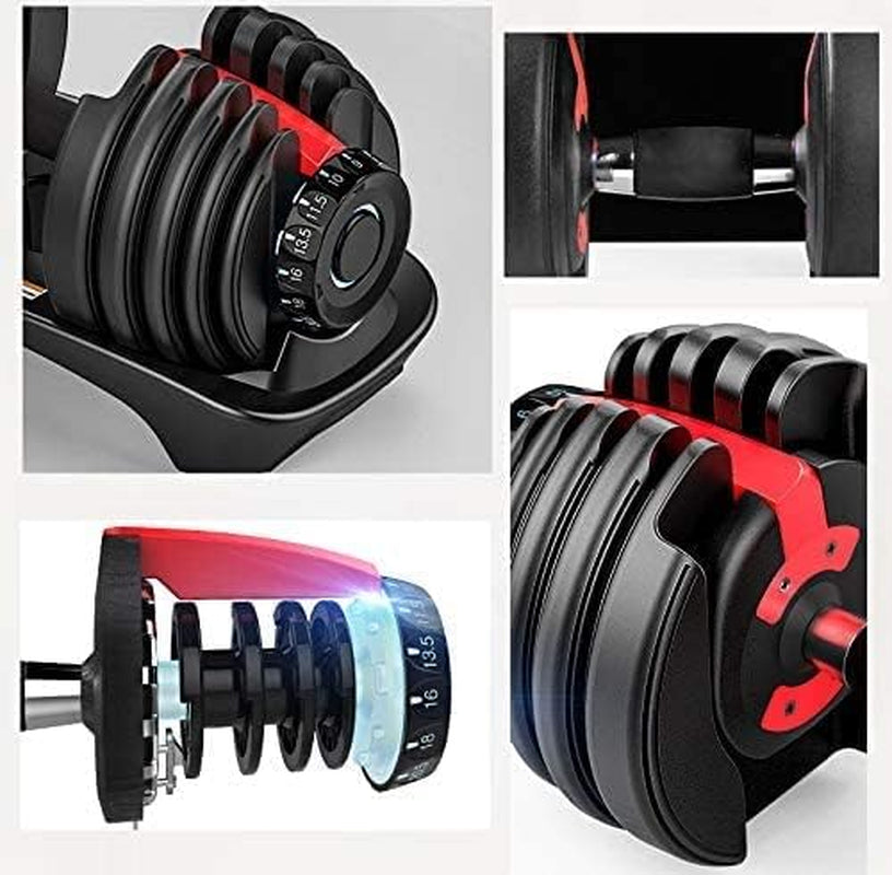 Adjustable Dumbbell Weights - 48KG (1 Pair)