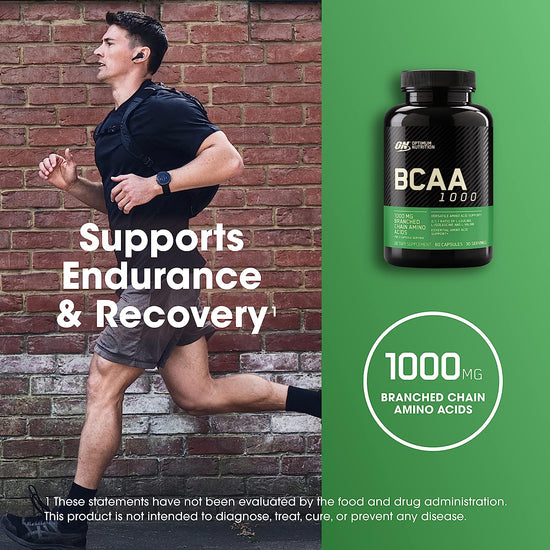 BCAA Capsules, 1G, 200 Count