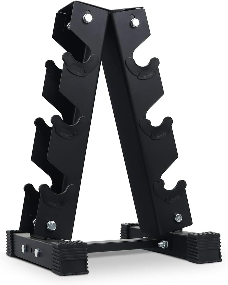 A-Frame Dumbbell Rack Stand Solid Steel Dumbbell Rack Holder Weight Rack Dumbbells for Home Gym Exercise Fitness 3 Tier