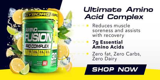 - Amino Fusion - Lemonade - 30 Serves -10.1G Amino Acids per Serve - Intra-Workout Blend : EAA BCAA Beta Alanine Carnitine L-Citrulline Arginine. Performance and Recovery