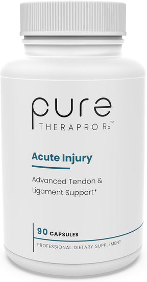 Acute Injury -"Delayed Release" Caps | Tendon & Ligament Support | Convenient Once a Day Clinical Dose | Boosts Tendon Health, Movement & Physical Function | Pharm (90 Capsules)