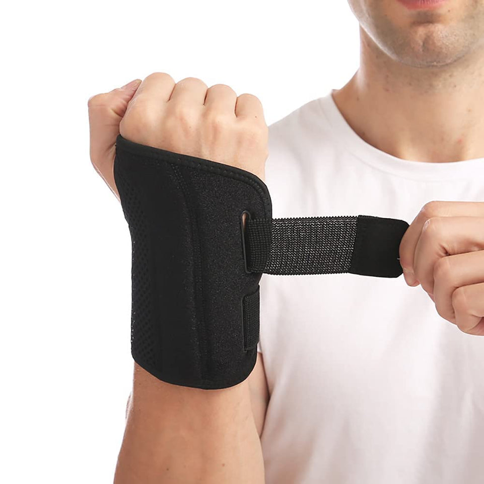 Wrist Brace Carpal Tunnel Right Left Hand for Men Women, Night Wrist Sleep Supports Splints Arm Stabilizer with Compression Sleeve Adjustable Straps,For Tendonitis Arthritis Pain Relief