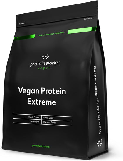 Vegan Extreme Protein Powder | 100% Plant-Based | Added Vitamins & Minerals | Low Fat Shake | | Vanilla Crème | 1 Kg