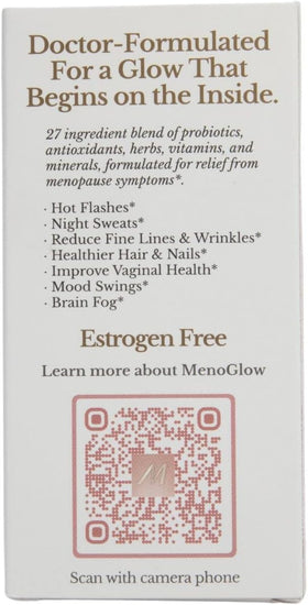 - Menoglow Dietary Supplement for Menopause Relief That Supports Youthful Skin, Strong Hair & Nails While Helping Symptoms Including Hot Flashes, Gut Health & More