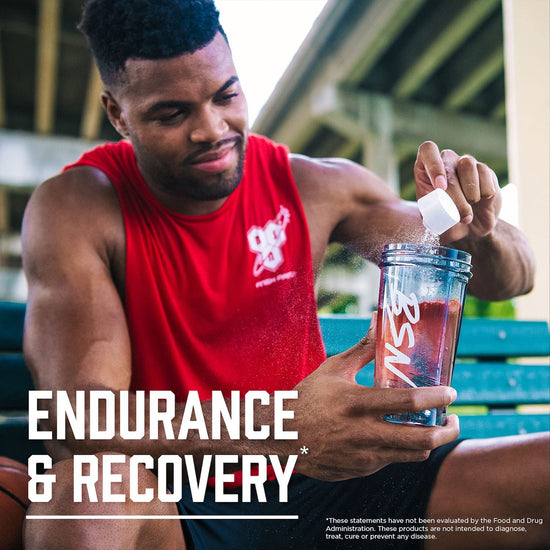 AMINO X Endurance & Recovery Powder with 10 Grams of Aminos per Serving, Flavor: Fruit Punch, 30 Servings