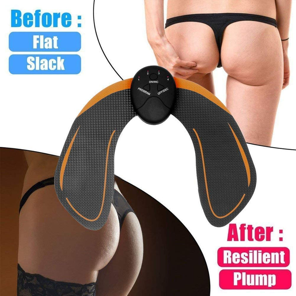 ABS Stimulator Buttocks/Hips Trainer Muscle Toner 6 Modes Smart Fitness Training Gear Home Office Ab Workout Equipment Machine