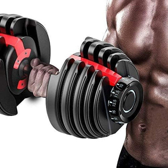 Adjustable Dumbbell Weights - 48KG (1 Pair)