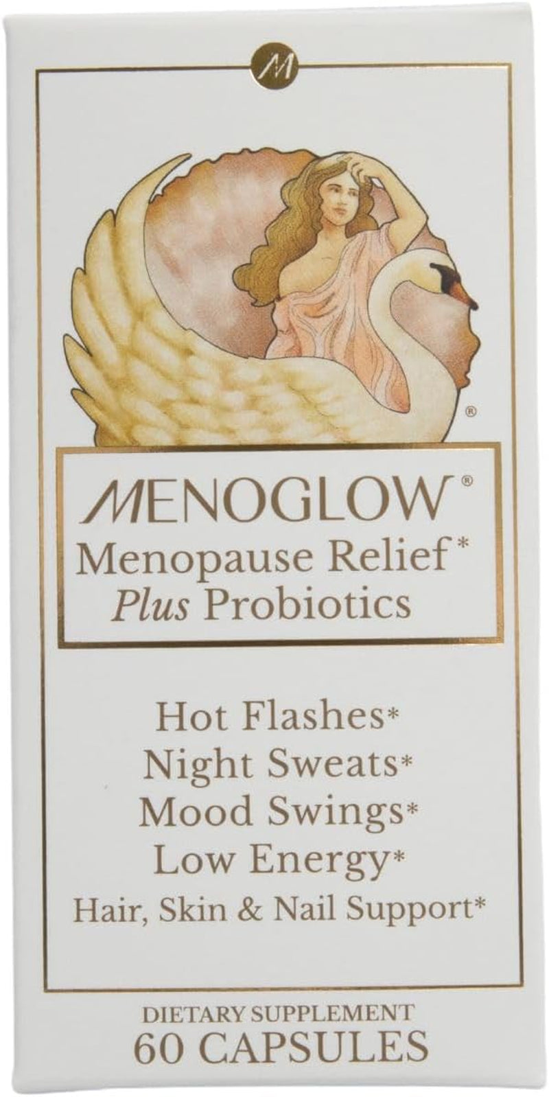 - Menoglow Dietary Supplement for Menopause Relief That Supports Youthful Skin, Strong Hair & Nails While Helping Symptoms Including Hot Flashes, Gut Health & More