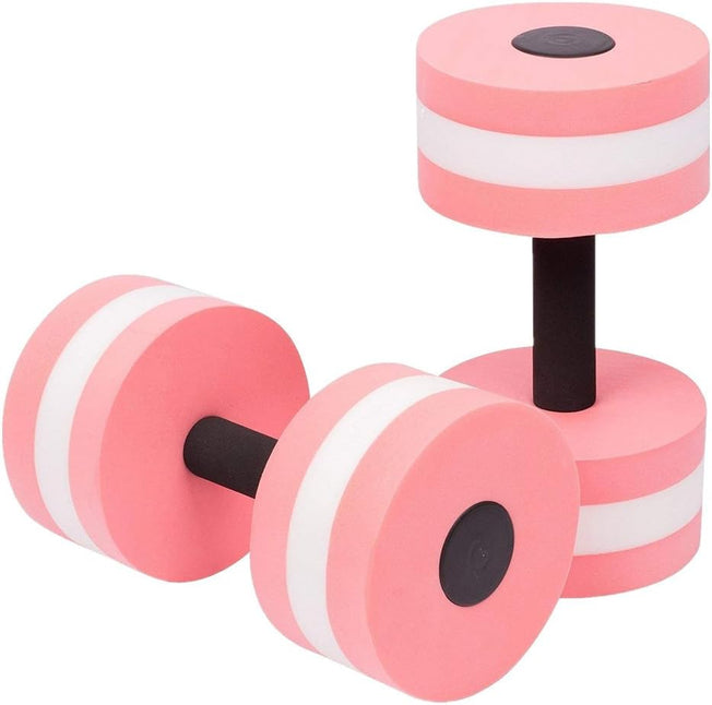 Aquatic Exercise Dumbbells 2PC Foam Dumbbells Aquatic Hand Bars for Pool Fitness, Dumbbell Weight Workouts, Pool Exercise Equipment,Resistance for Water Aerobics Fitness