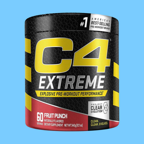 C4 Extreme Pre Workout Powder Icy Blue Razz  Sugar Free Preworkout Energy Supplement for Men & Women