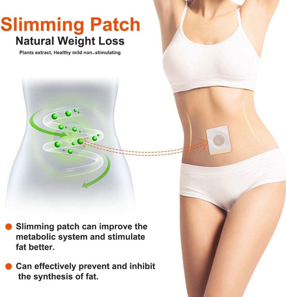 5 Pieces Belly Slimming Patch - Old Chinese Medicine Belly Slimming Plasters - 10 Pieces / Box Slim Patch Promotes Metabolism and Fat Loss