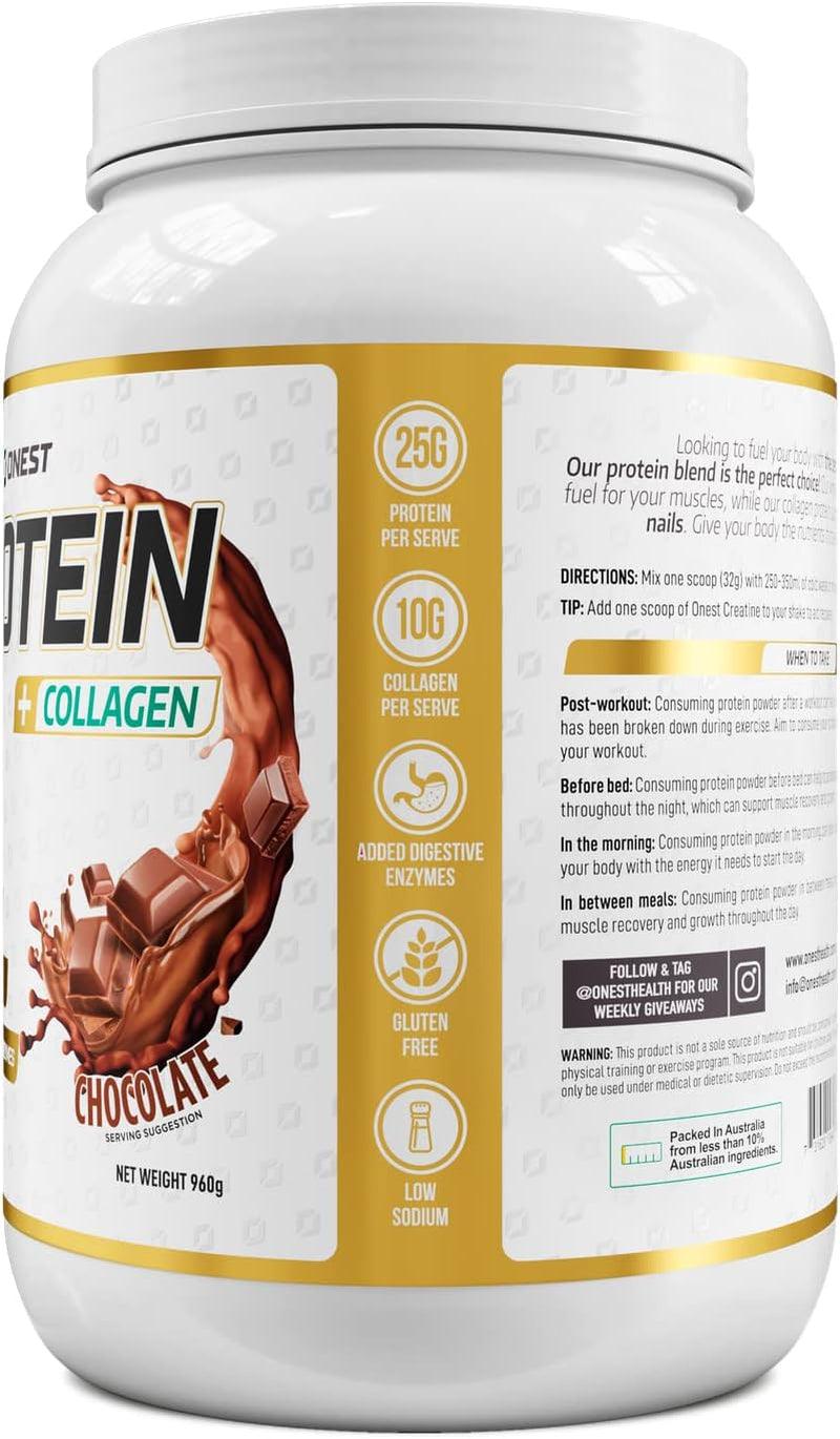 Collagen Infused Whey Protein Powder (960G) | Build & Maintain Muscle | Easy-To-Digest Collagen Powder | 25 Grams Protein & 10 Grams Collagen,(30 Servings) VANILLA