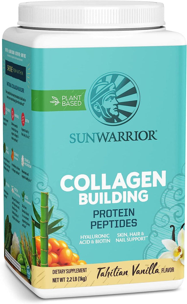 Collagen Peptides Powder with Biotin & Hyaluronic Acid | Vegan Protein Powder for Skin Hair Nail Support Plant Based Keto Non GMO Gluten Free | Churro Collagen Powder by