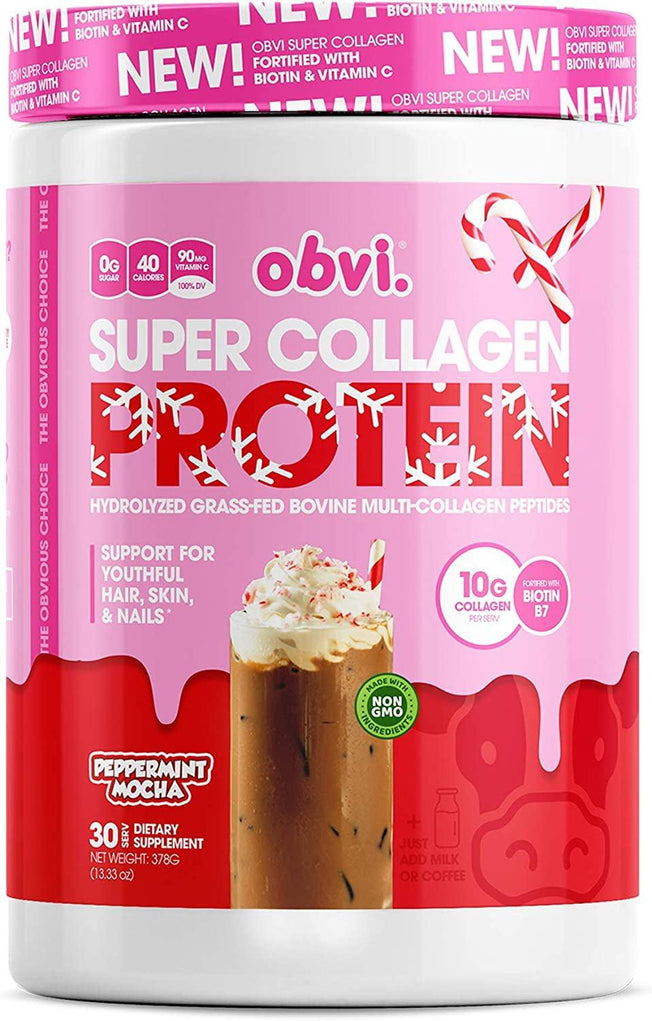 Collagen Peptides, Protein Powder, Keto, Gluten and Dairy Free, Hydrolyzed Grass-Fed Bovine Collagen Peptides, Supports Gut Health, Healthy Hair, Skin, Nails (Caramel Macchiato)