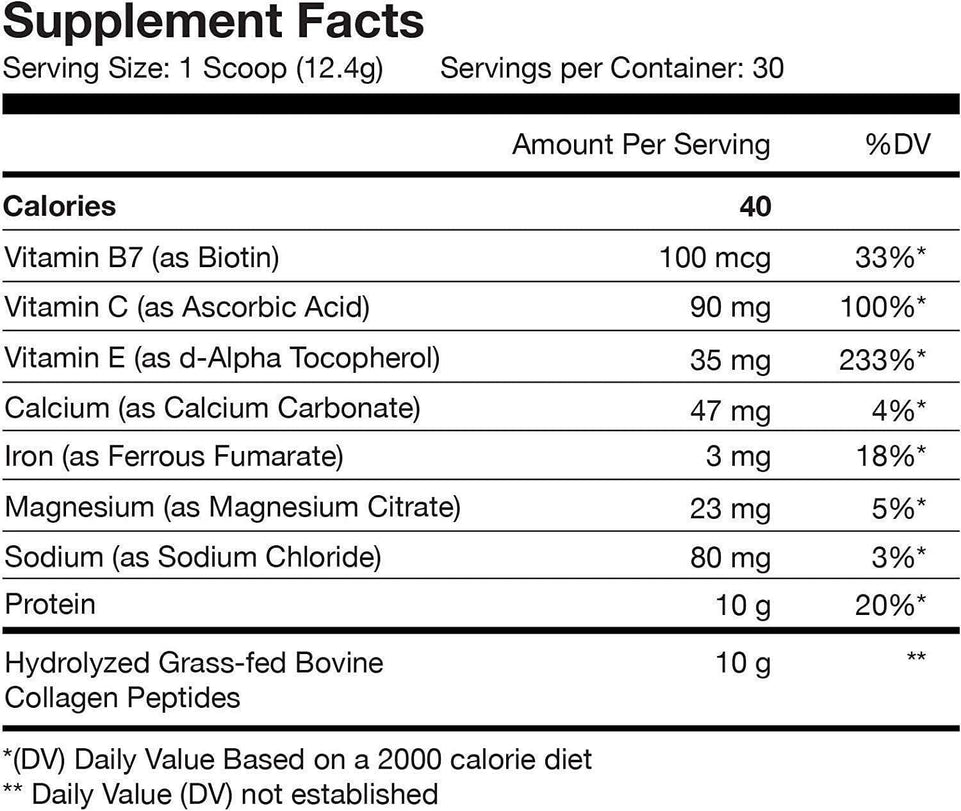 Collagen Peptides, Protein Powder, Keto, Gluten and Dairy Free, Hydrolyzed Grassfed Bovine Collagen Peptides, Supports Gut Health, Healthy Hair, Skin, Nails (30 Servings, Frosted Chocolate Donut)