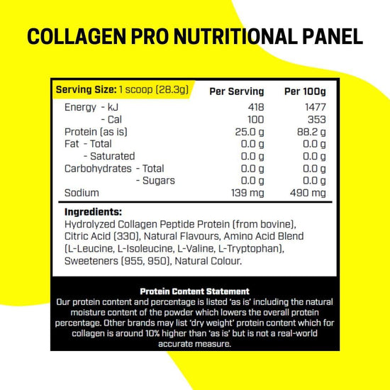 - Collagen Pro Unflavoured 1Kg: Collagen Peptide Protein - Zero Dairy - Zero Fat - Zero Carb - Gum Free - All Natural Colours & Flavours - Happy Tummy Guarantee - Safe for Sport