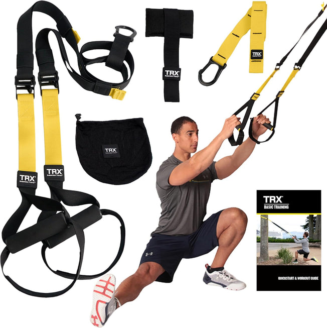 ALL-IN-ONE Suspension Training: Bodyweight Resistance System | Full Body Workouts for Home, Travel, and Outdoors | Build Muscle, Burn Fat, Improve Cardio | Free Workouts Included