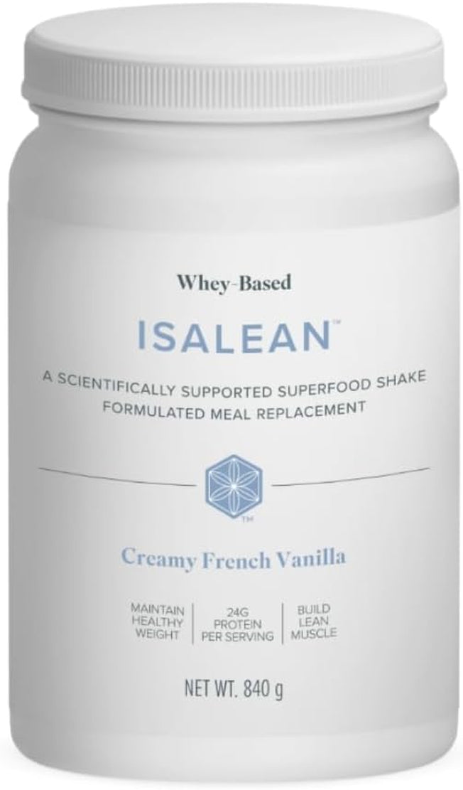 - Isalean - Whey Protein Powder - 14 Servings - 1 X 860.5 Ml - French Vanilla