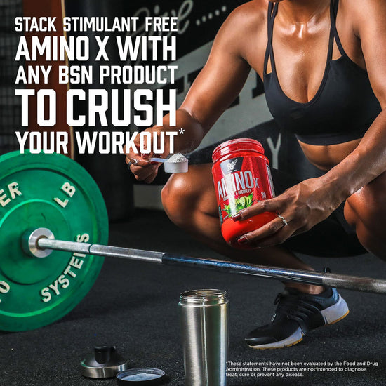 AMINO X Endurance & Recovery Powder with 10 Grams of Aminos per Serving, Flavor: Fruit Punch, 30 Servings