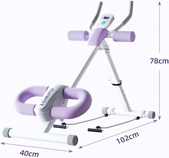 Ab Machine  Abdominal Exercise Machine Exercise & Fitness Equipment Ab Workout Machine Gym Equipment Home Height Adjustable Abdominal Machine Collapsible Core & Abdominal Fitness Equipment