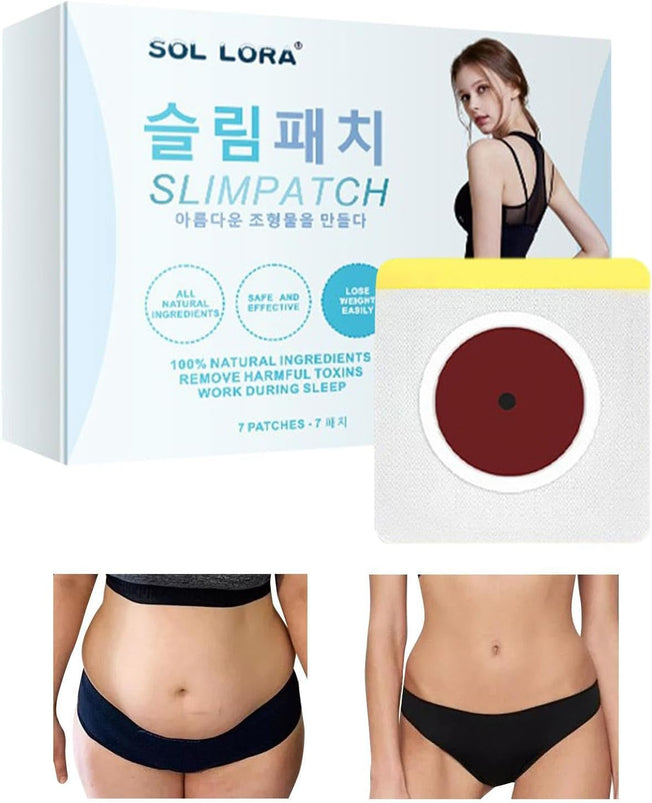 Belly Fat Slimming Patch - 7 Sheets Breathable Abdominal Fat Burners Patch,Belly Magnet Slimming Patch Natural Firming Patch for Women