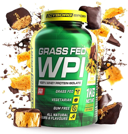 - Grass Fed WPI Vanilla Ice-Cream 2Kg: 100% Whey Protein Isolate - Vegetarian - Gum Free - All Natural Colours & Flavours - King of Proteins - Essential Amino Acids - Keto Friendly