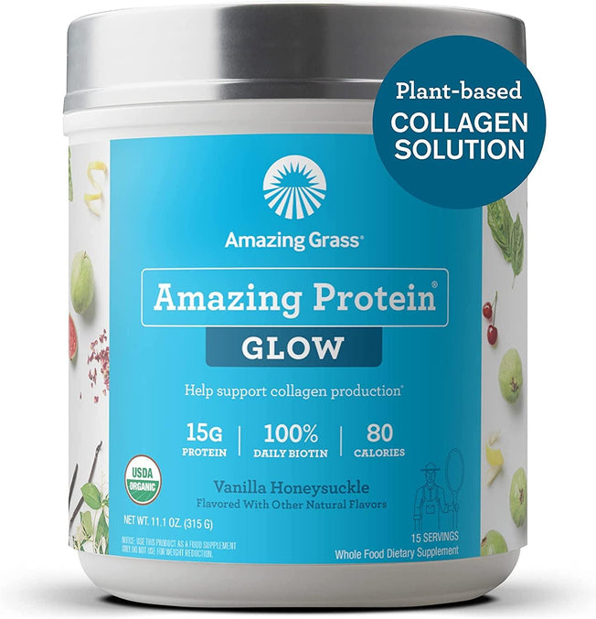 Green Superfood: Organic Wheat Grass and 7 Super Greens Powder, 2 Servings of Fruits & Veggies per Scoop, Berry Flavor, 100 Servings