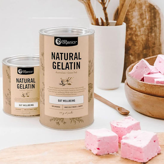 Natural Gelatin Powder | Perfect for Soups, Baking & Making Natural Gummies & Jellies | Plastic-Free Packaging (Unflavoured 25 Serves)