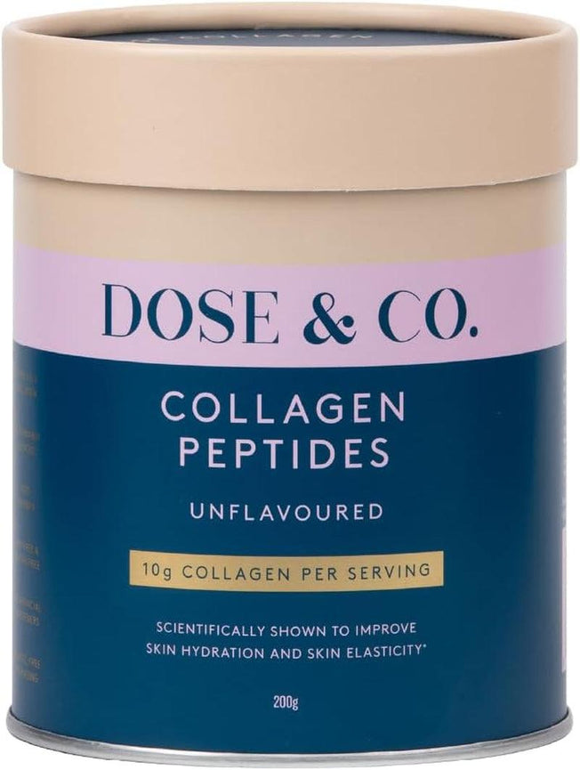 Pure Collagen Peptides, Unflavoured - 200G Powder Supplement