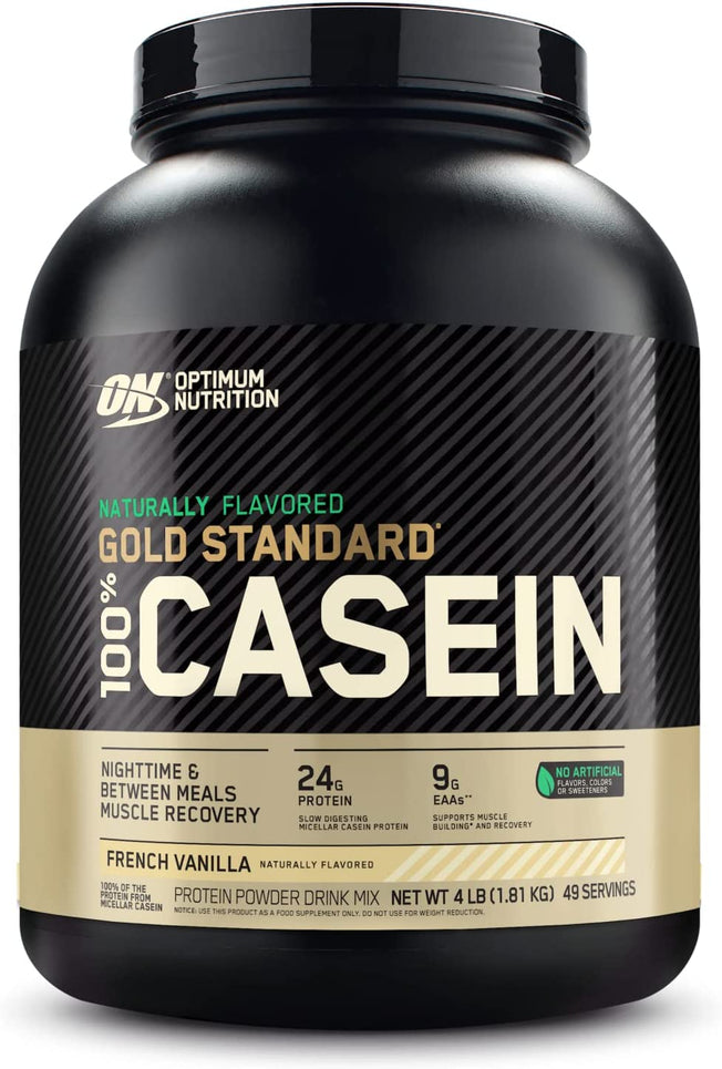 Gold Standard 100% Casein Protein Powder, Naturally Flavored French Vanilla, 1.81 Kg (Pack of 1), 1031836