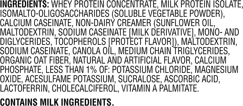 Genuine Protein Powder, Vanilla Creme, 1.93 Pounds, 12 Servings, 32G Protein, 2G Sugar, Calcium, Vitamins A, C & D, NSF Certified for Sport, Energizing Snack, Packaging May Vary