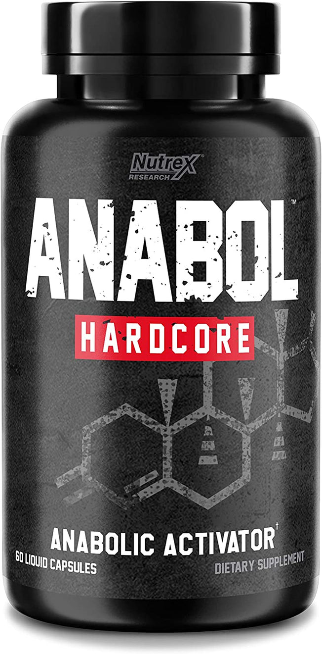 Anabol Hardcore Anabolic Activator, Muscle Builder and Hardening Agent, 60 Pills