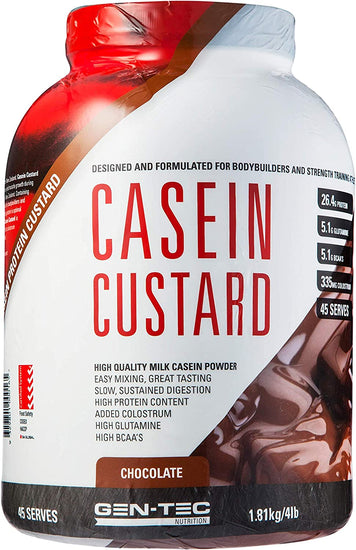 Casein Custard Chocolate Powder, 1.8 Kilograms