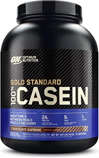 Gold Standard Casein Slow Digesting Protein Powder with Zinc, Magnesium and Naturally Occuring Glutamine and Amino Acids, Strawberry, 28 Servings, 0.92 Kg, Packaging May Vary, (1102176)