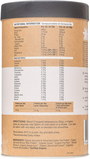 Raw Protein Isolate Natural 500 G