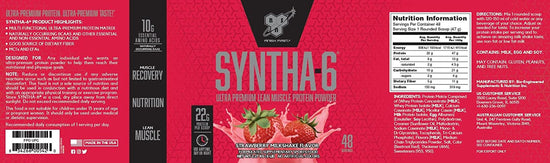 SYNTHA-6 Ultra Premium Protein Blend, Vanilla, 2.27Kg, 48 Servings